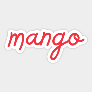 mango - Thai red - Flag color Sticker